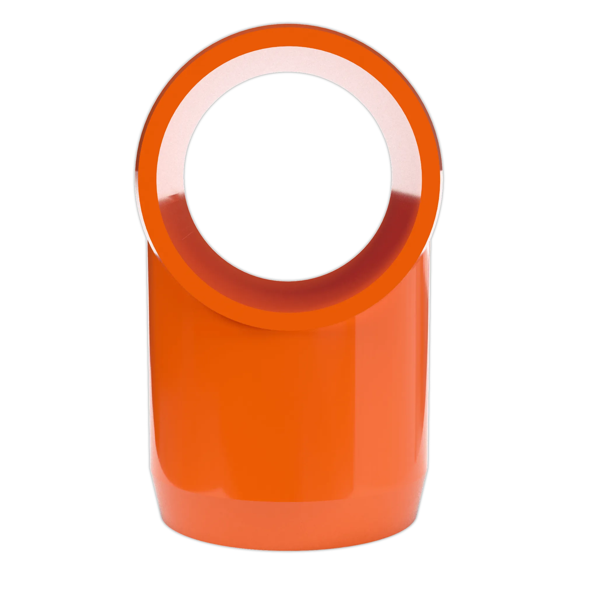 1/2 in. Slip Sling PVC Tee, Furniture Grade - Orange