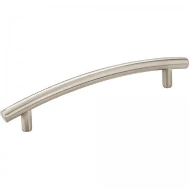 128 MM CENTER-TO-CENTER SATIN NICKEL ARCHED BELFAST CABINET PULL #406-128SN