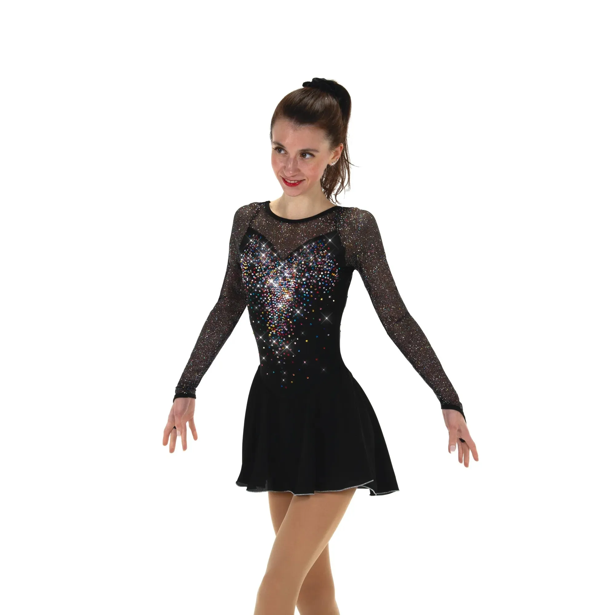 594 Figure Skating Midnite Mirage Dress