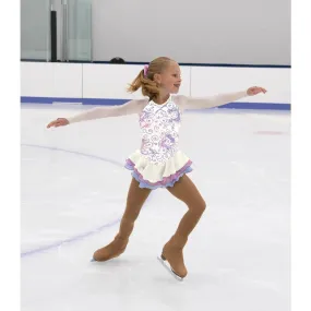 636 Figure Skating Sequin Sea Queen Dress