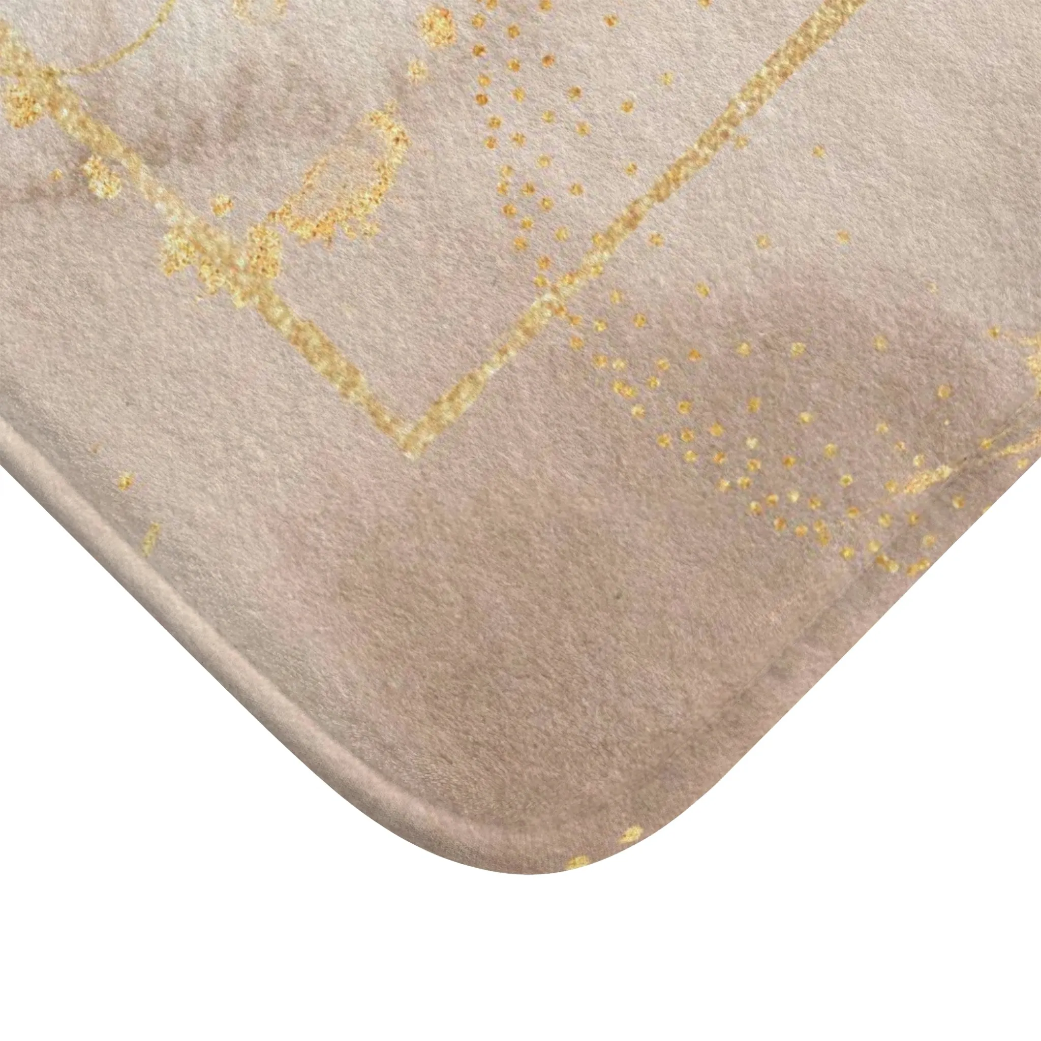 Abstract Bath Mat | Beige Ombre