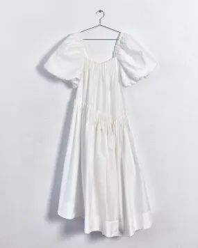 Aje 'severine' smock midi dress, white, 10