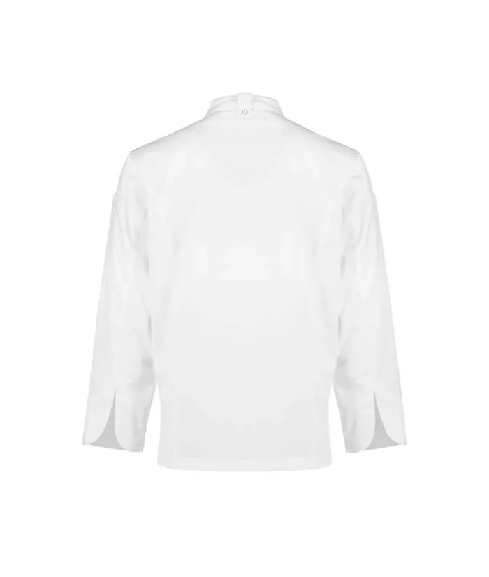 Alfresco Mens, Zip Front, L/S Vented Chef Jacket