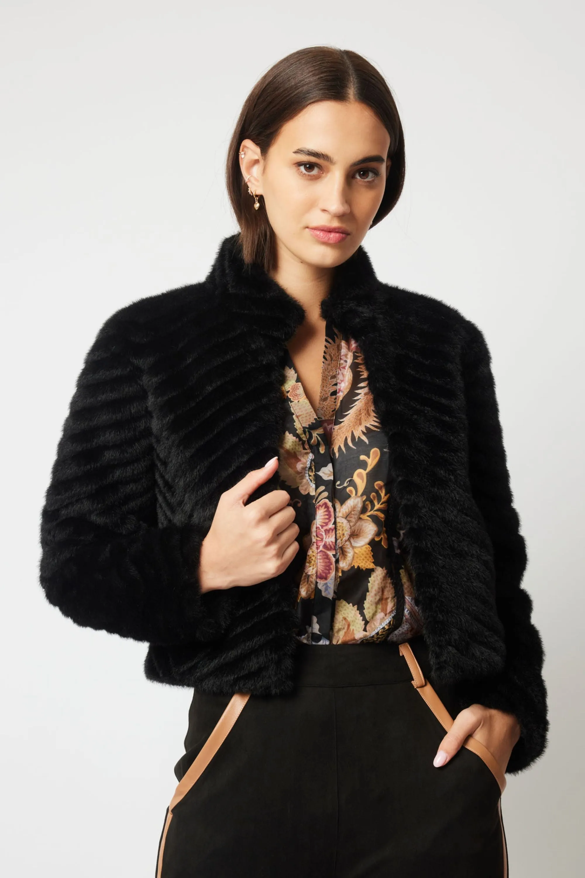 ALTAIR FAUX FUR JACKET - OW51702