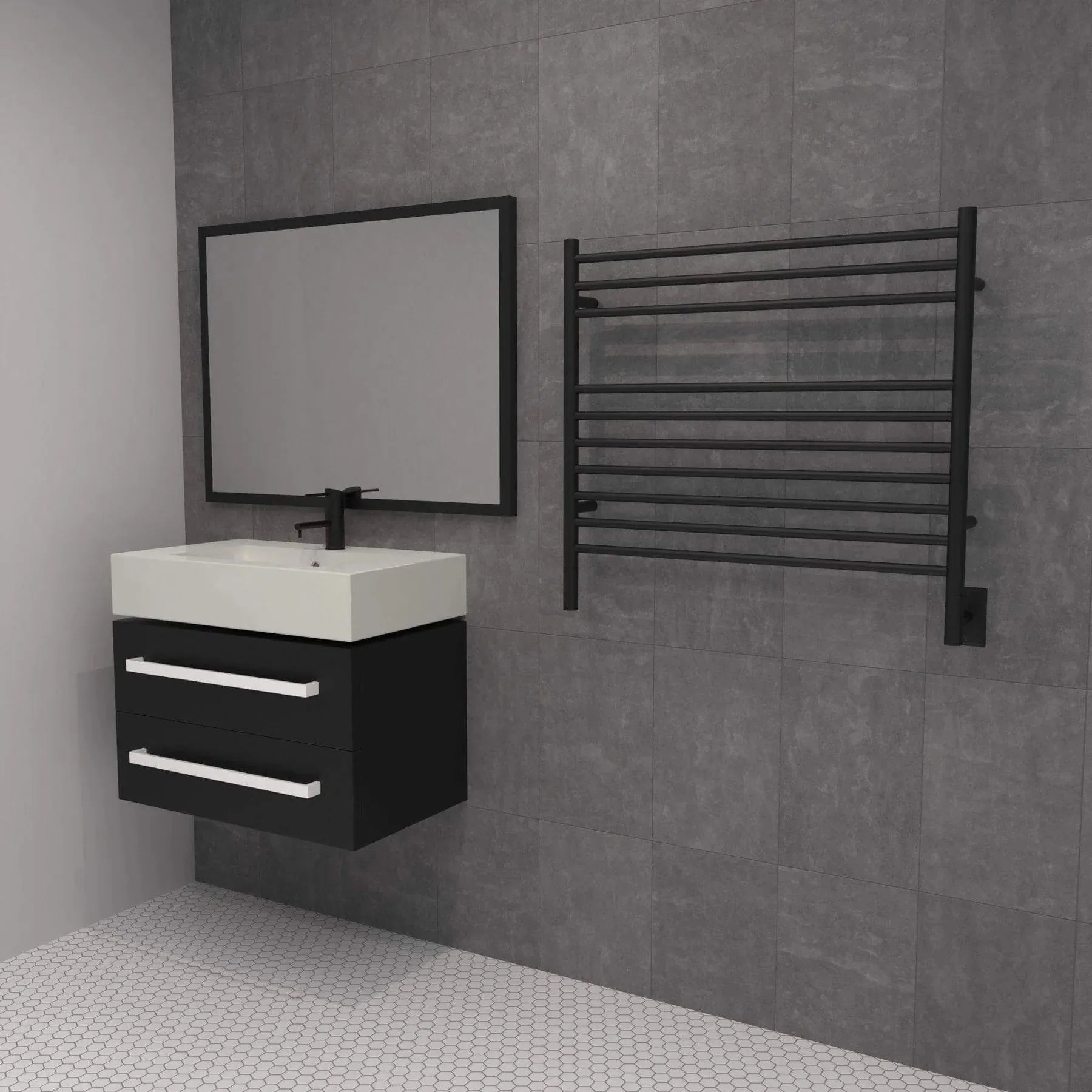 Amba - Jeeves Collection - Model K Straight Towel Warmer