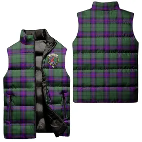 Armstrong Modern Tartan Sleeveless Puffer Jacket with Family Crest