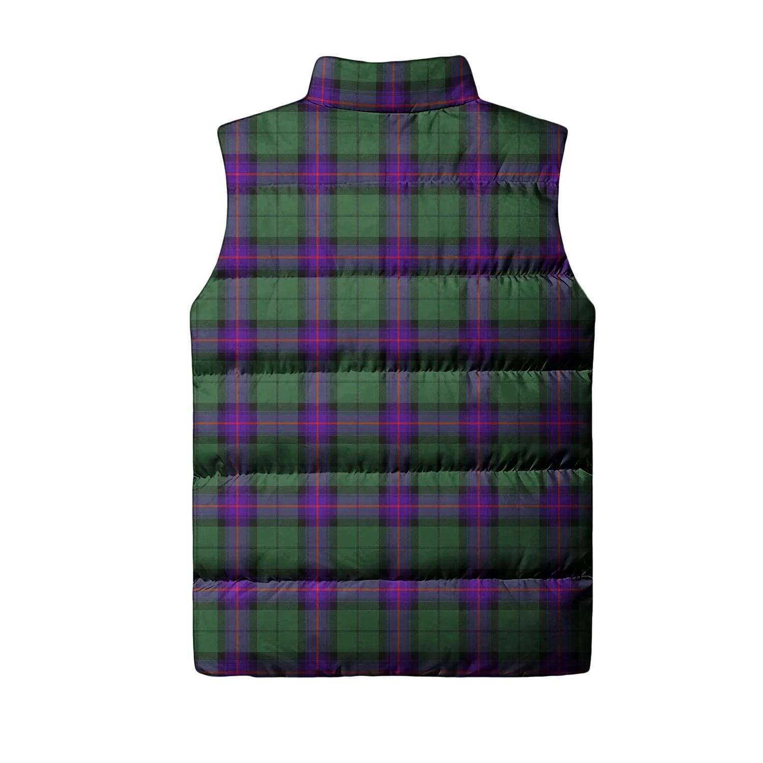 Armstrong Modern Tartan Sleeveless Puffer Jacket with Family Crest