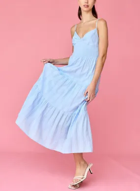 Baby Blue Midi Dress