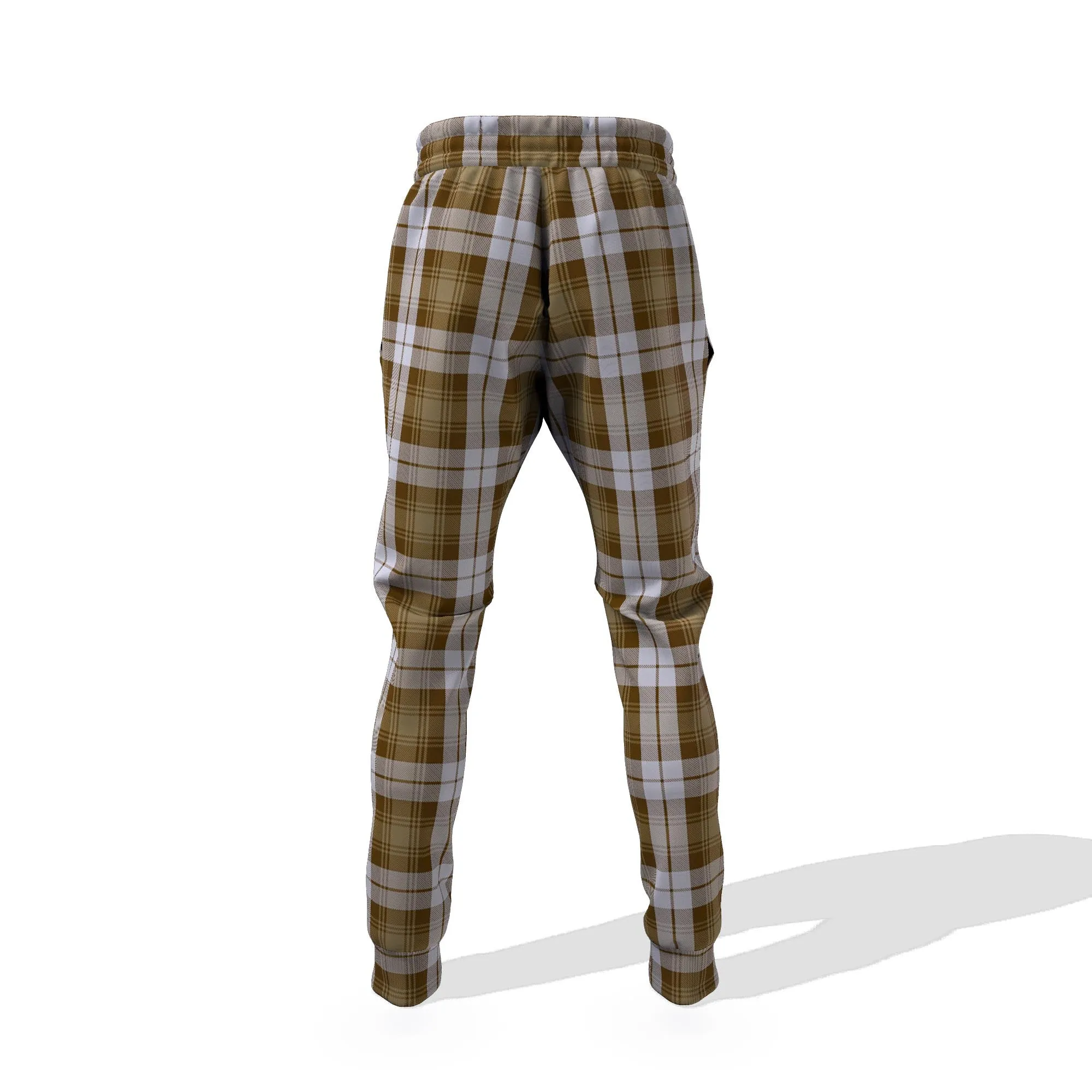 Baillie Dress Tartan Joggers Pants with Family Crest