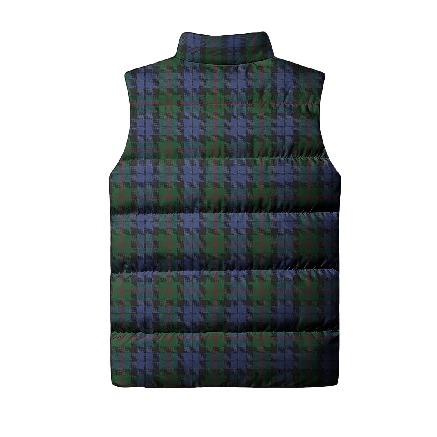 Baird Tartan Sleeveless Puffer Jacket