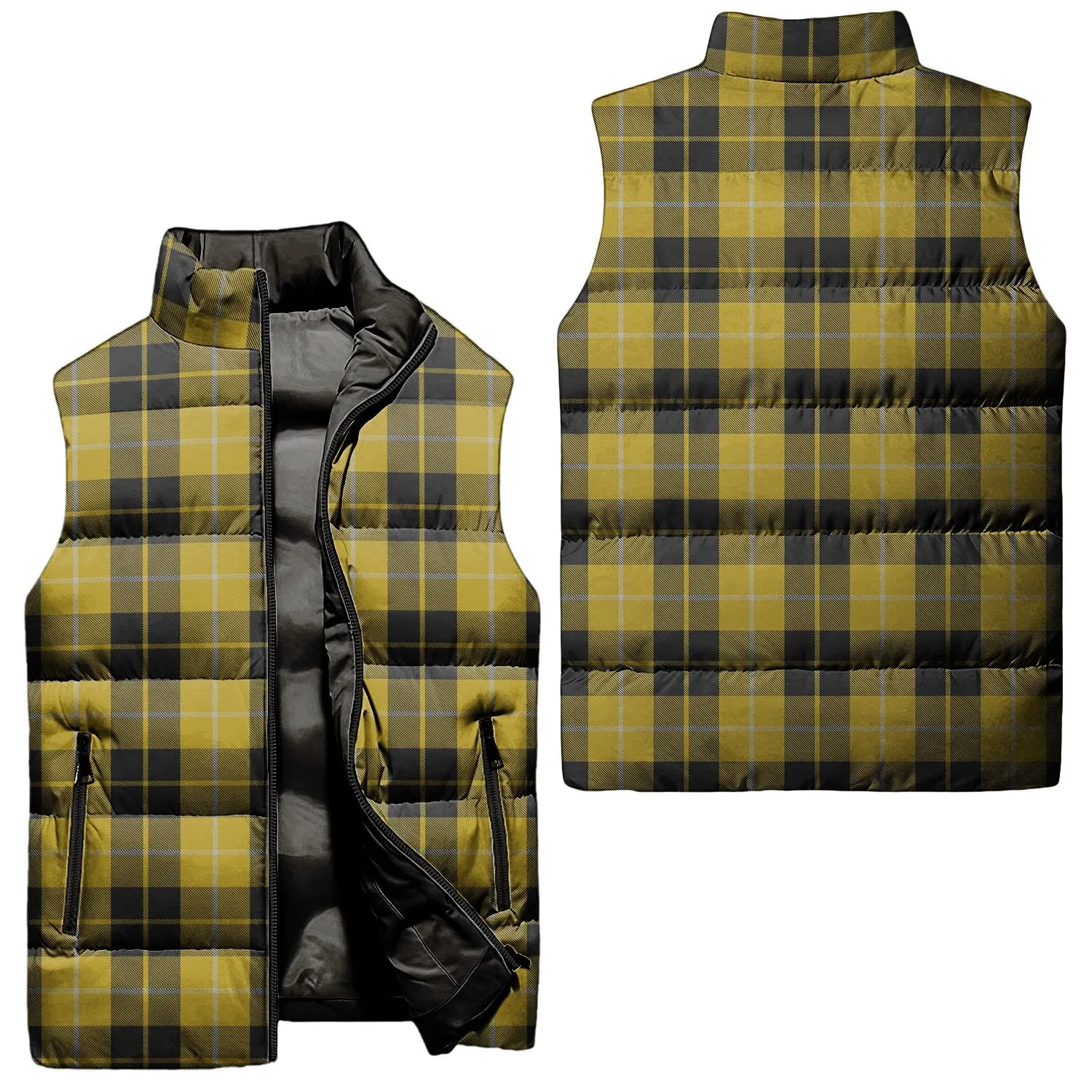 Barclay Dress Tartan Sleeveless Puffer Jacket