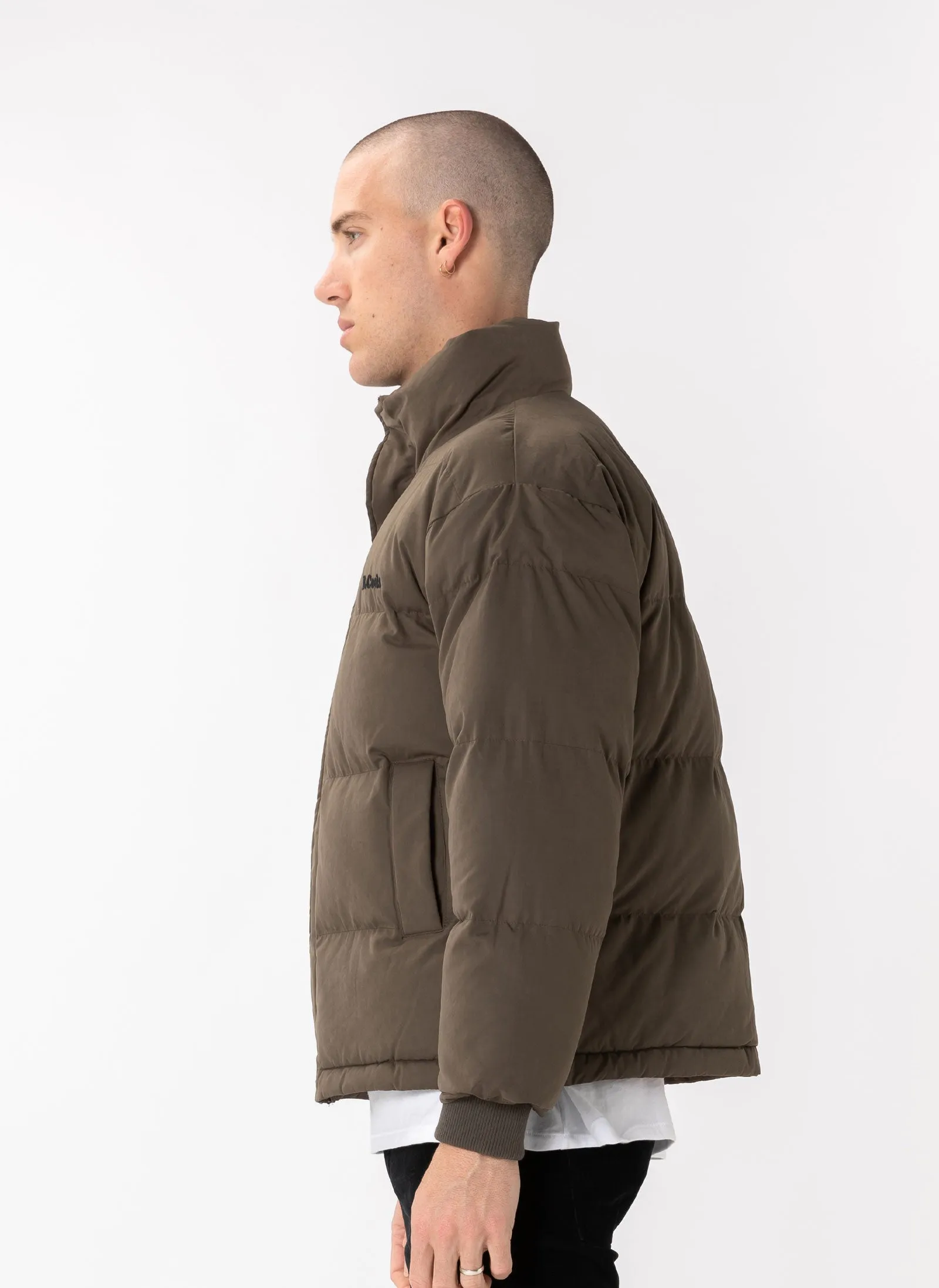 B.Cools Puffer Jacket Olive