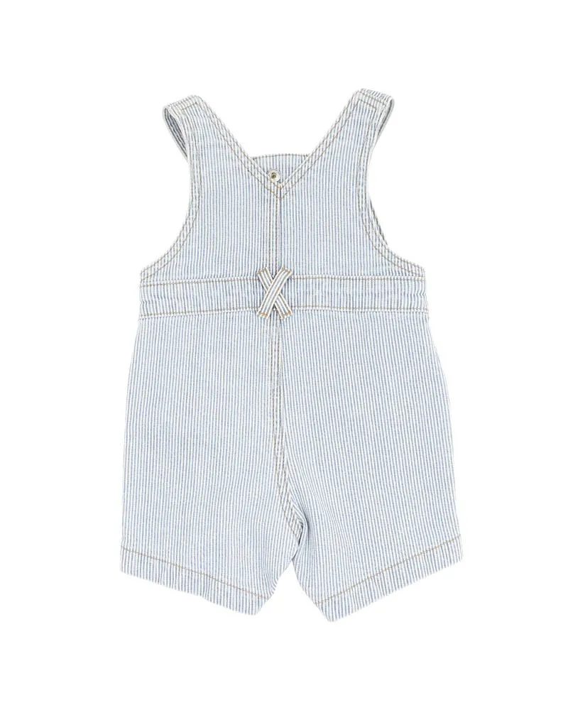 Bebe Indigo Stripe Overall