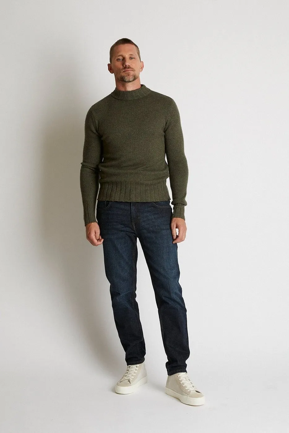   Beryll Gianni Cashmere Turtleneck | Kelp Green