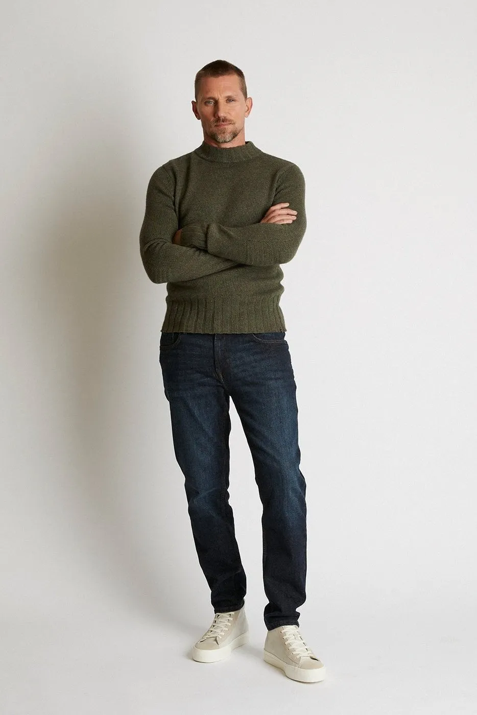   Beryll Gianni Cashmere Turtleneck | Kelp Green