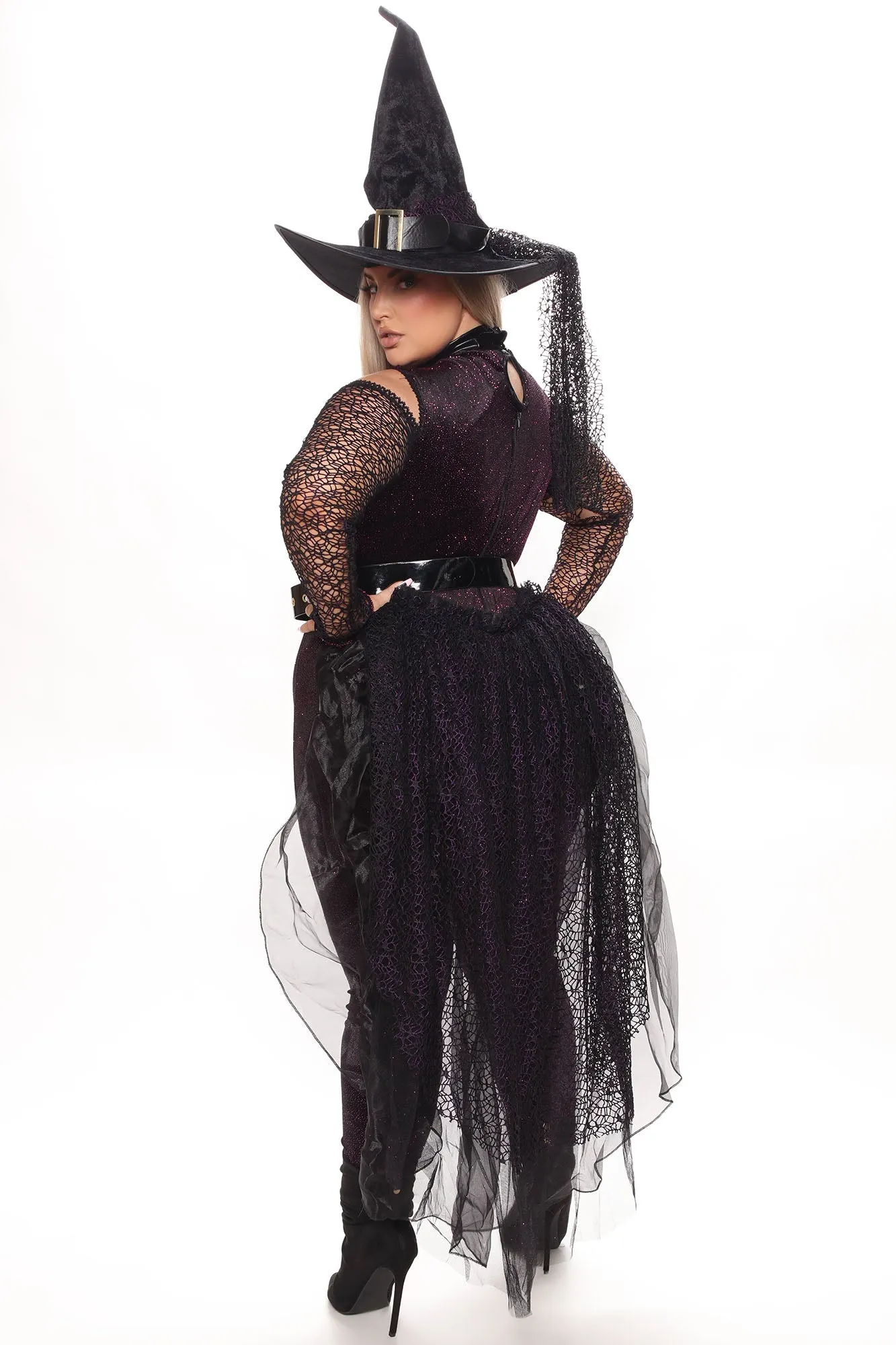 Bewitching Witch 3 Piece Costume Set - Purple/combo