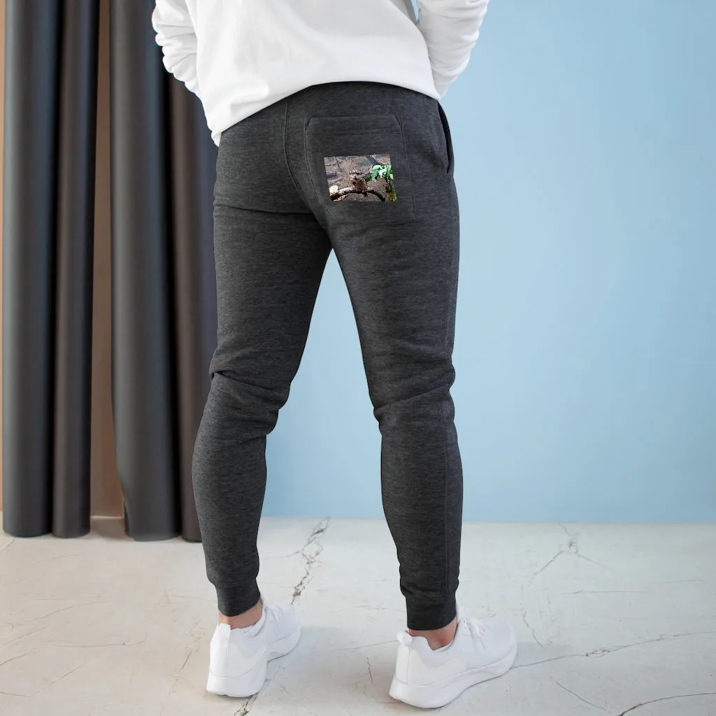 Bird Owl Premium Fleece Joggers