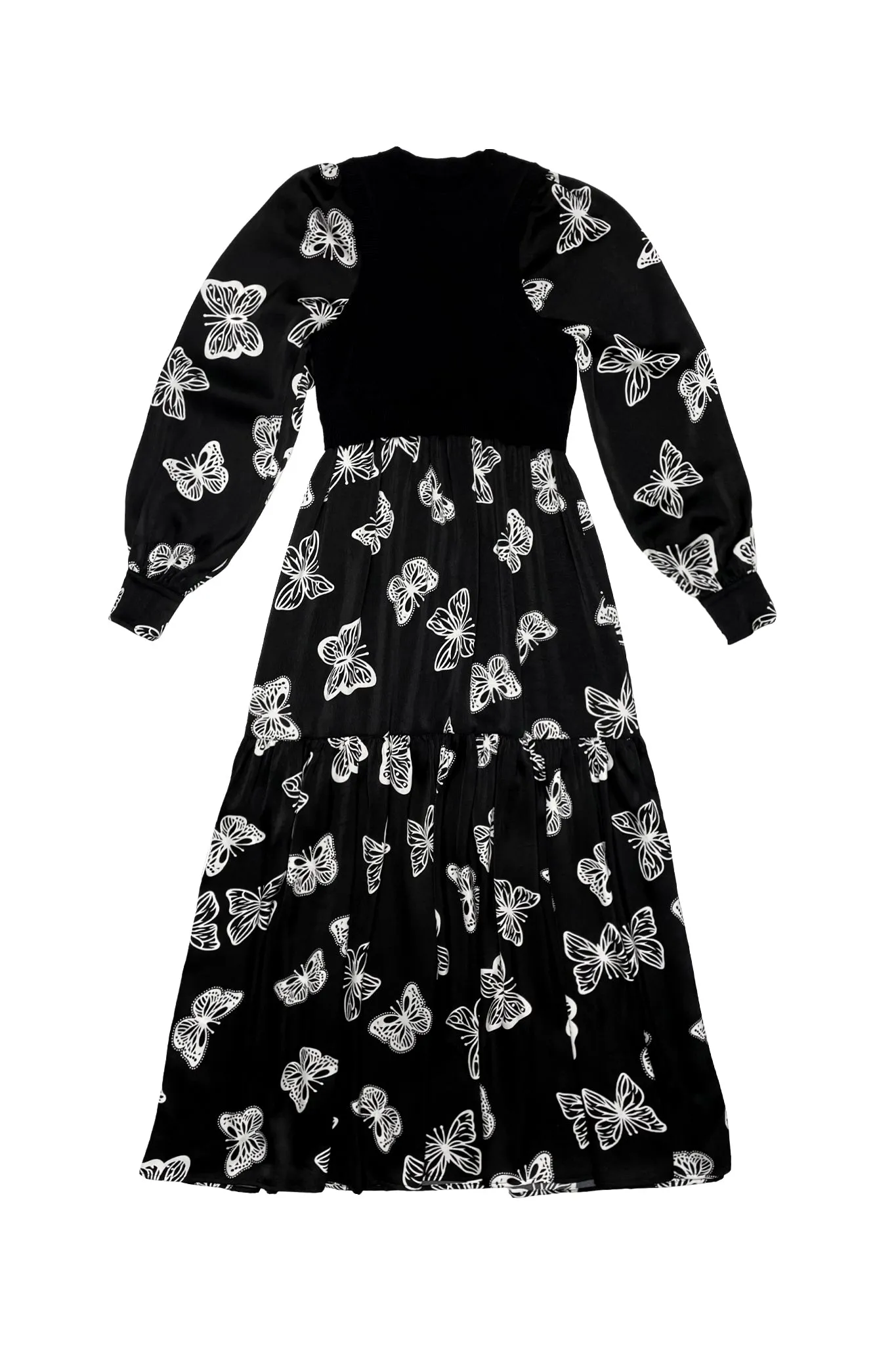 Black Butterfly Audrey Dress