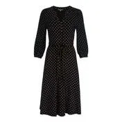 Black Multi Spot Dress