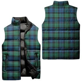 Black Watch Ancient Tartan Sleeveless Puffer Jacket