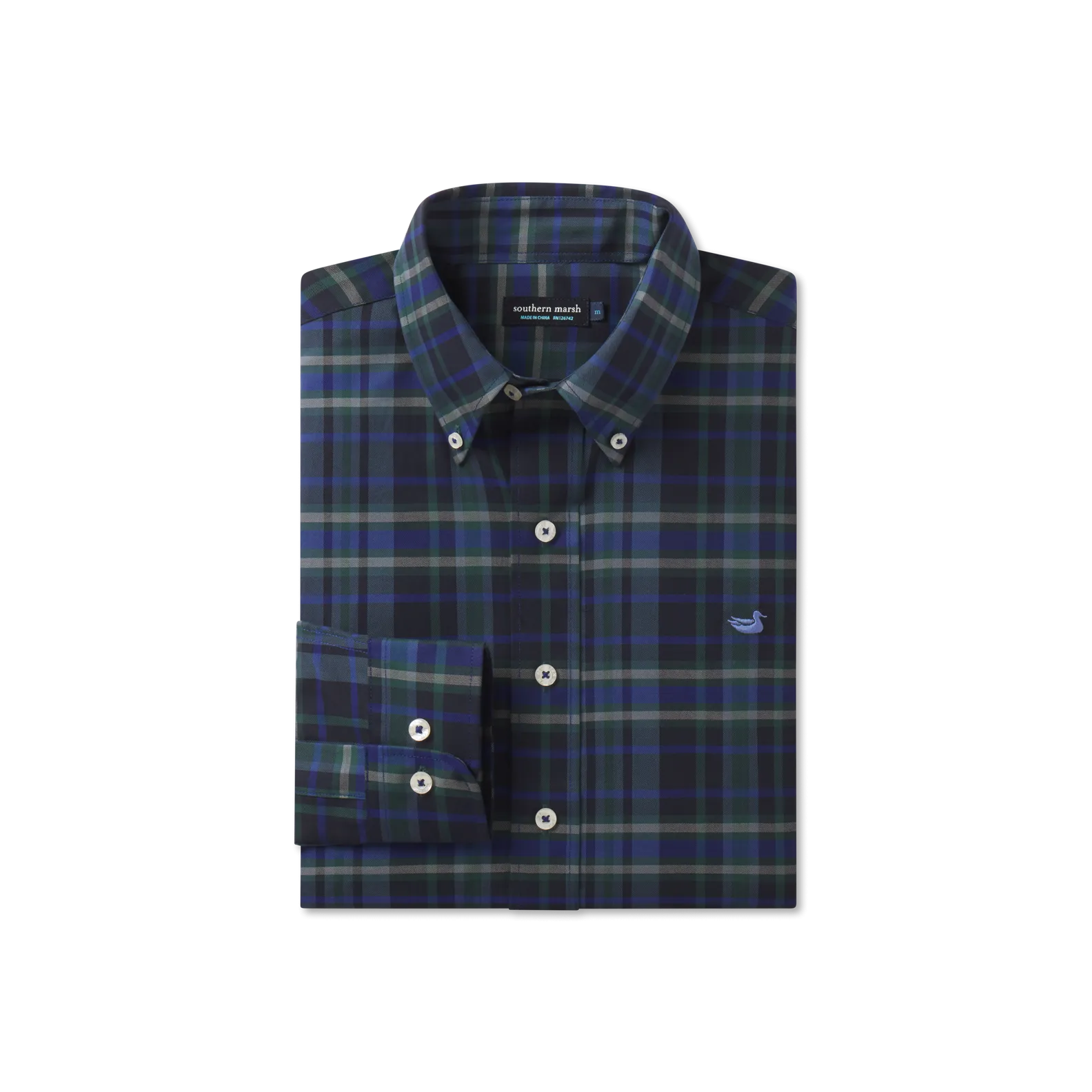 Blanco Plaid Dress Shirt