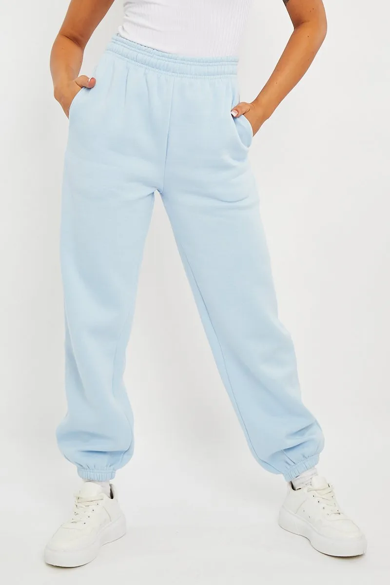 Blue Oversized Joggers - Erica