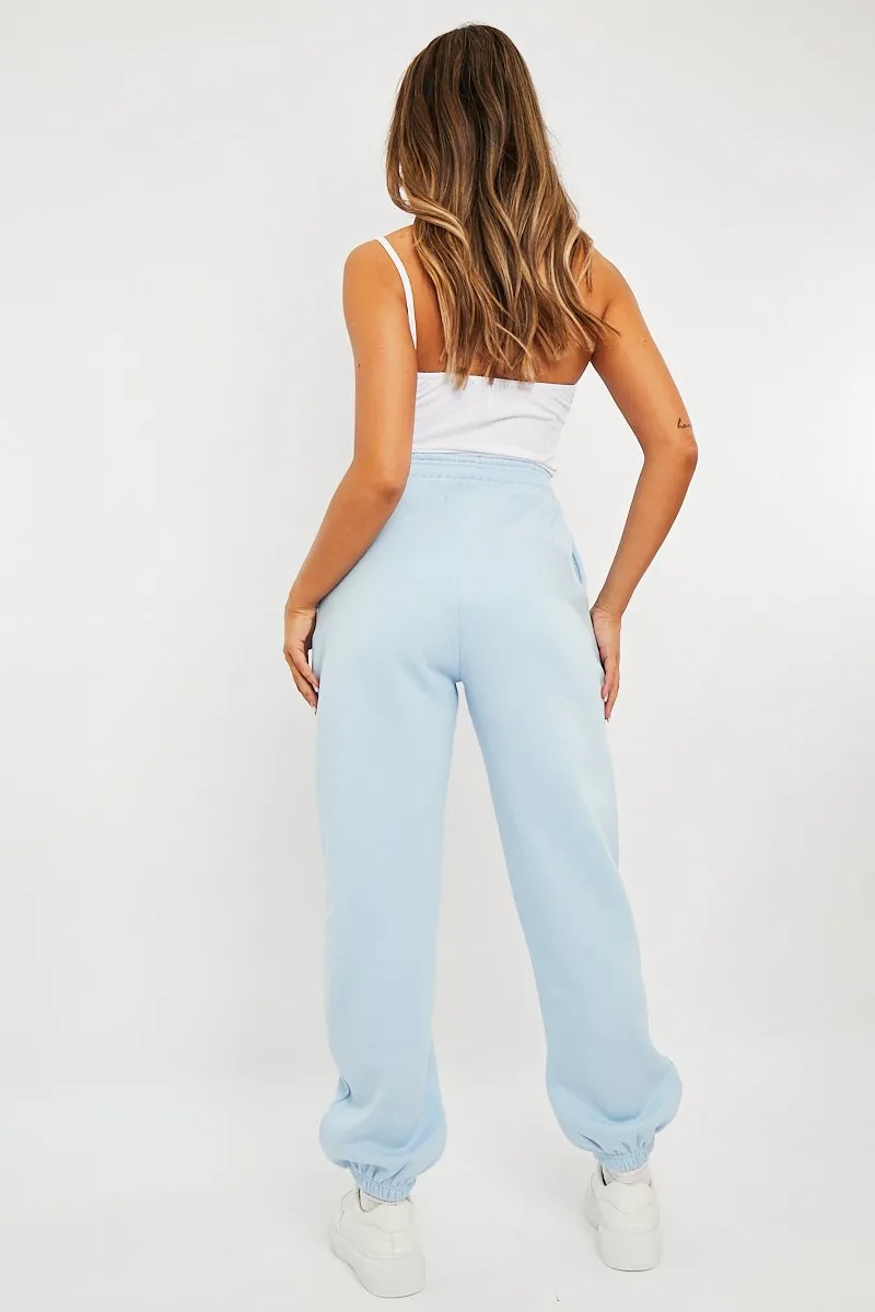 Blue Oversized Joggers - Erica