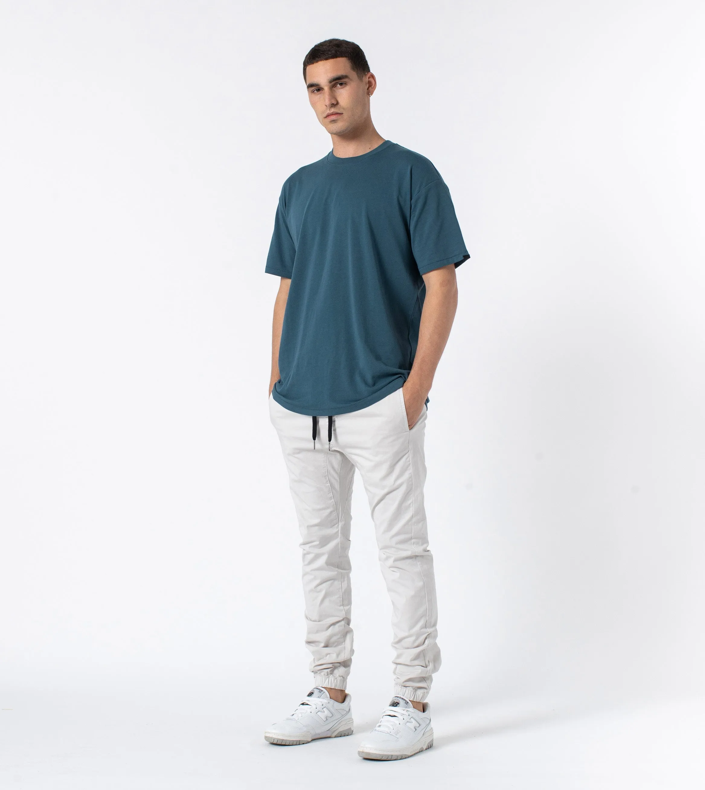 Box Tee Dk Aqua