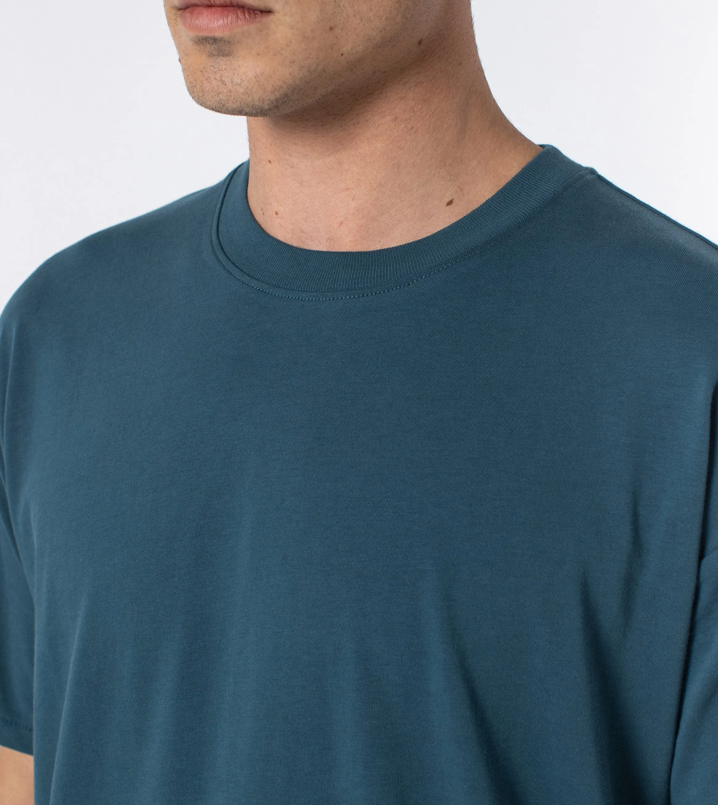 Box Tee Dk Aqua