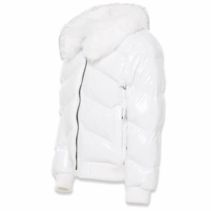 Boys Jordan Craig Lenox Puffer Jacket (White) 91582B