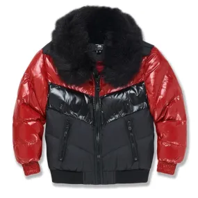 Boys Jordan Craig Sugar Hill Puffer Jacket (Crimson) 91548B