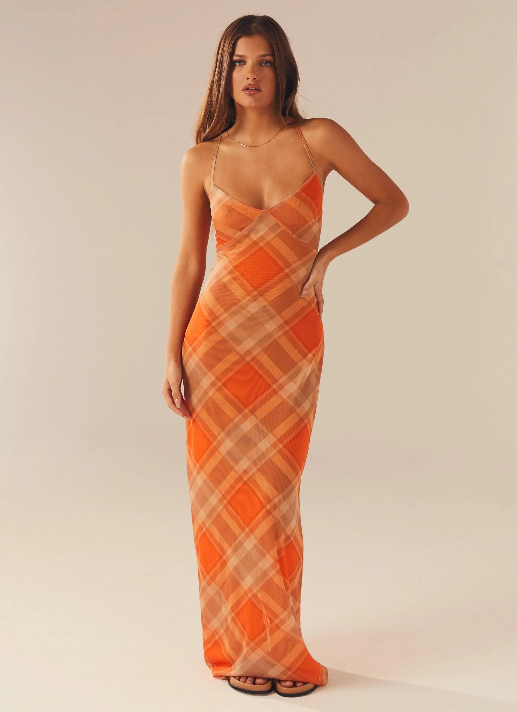 Broadway Nights Maxi Dress - Saffron