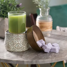 Bronze Floral 2-in-1 Classic Wax Warmer DWDFLR