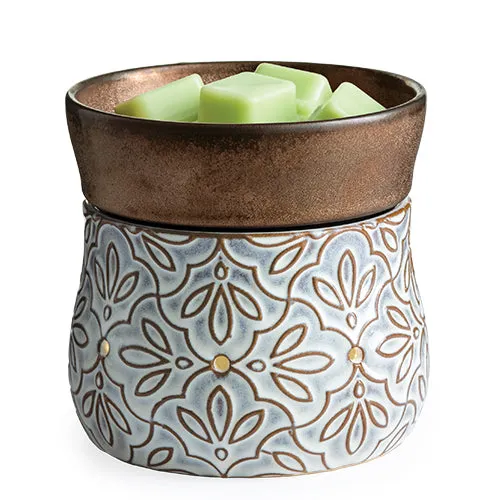 Bronze Floral 2-in-1 Classic Wax Warmer DWDFLR