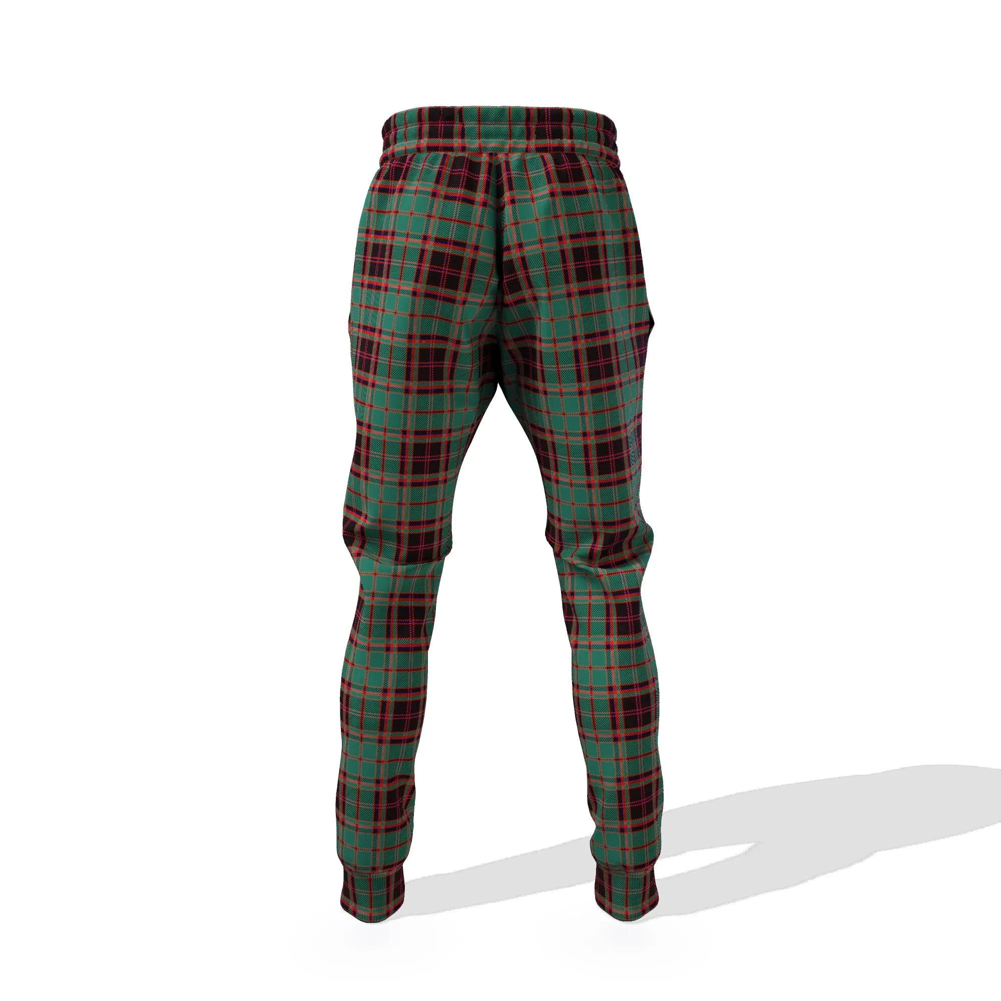 Buchan Ancient Tartan Joggers Pants with Family Crest