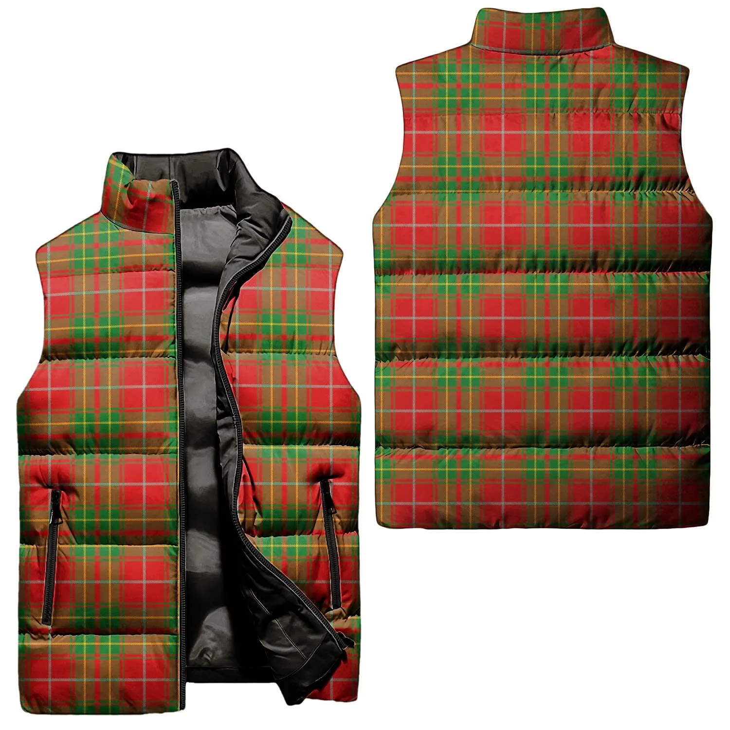 Burnett Tartan Sleeveless Puffer Jacket