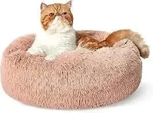 Calming Donut Bed for Dogs and Cats