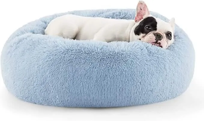 Calming Donut Bed for Dogs and Cats