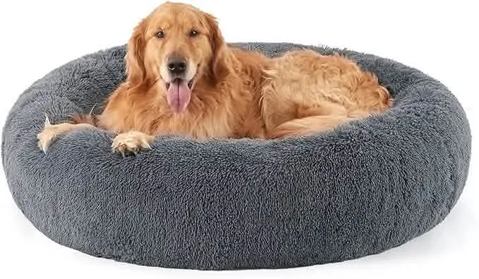 Calming Donut Bed for Dogs and Cats