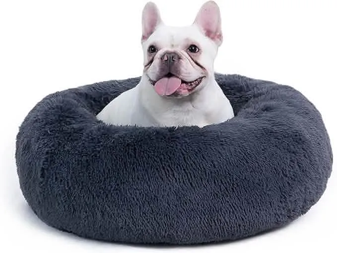 Calming Donut Bed for Dogs and Cats