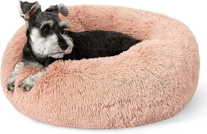 Calming Donut Bed for Dogs and Cats