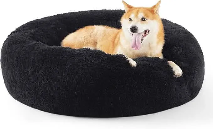 Calming Donut Bed for Dogs and Cats