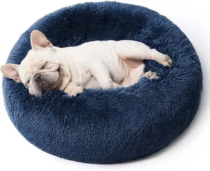 Calming Donut Bed for Dogs and Cats