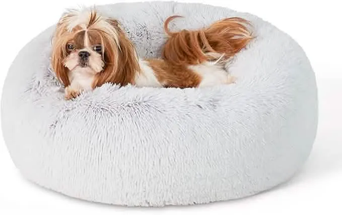 Calming Donut Bed for Dogs and Cats