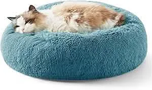 Calming Donut Bed for Dogs and Cats