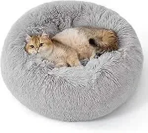 Calming Donut Bed for Dogs and Cats