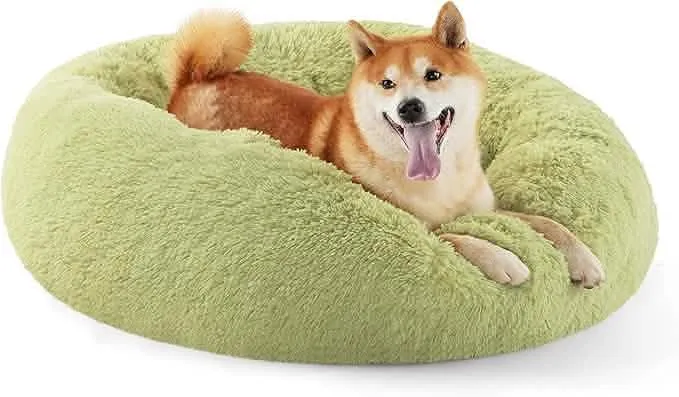 Calming Donut Bed for Dogs and Cats