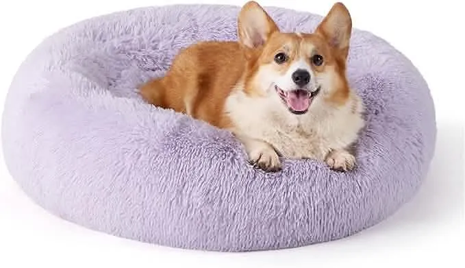 Calming Donut Bed for Dogs and Cats