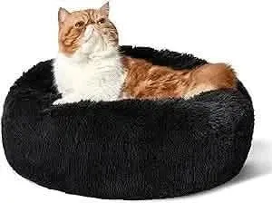 Calming Donut Bed for Dogs and Cats