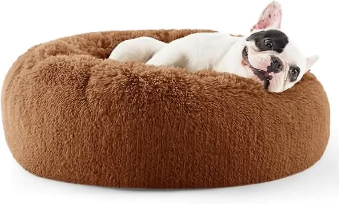 Calming Donut Bed for Dogs and Cats